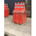 Cone flexível flexível de tráfego rodoviário de segurança rodoviária